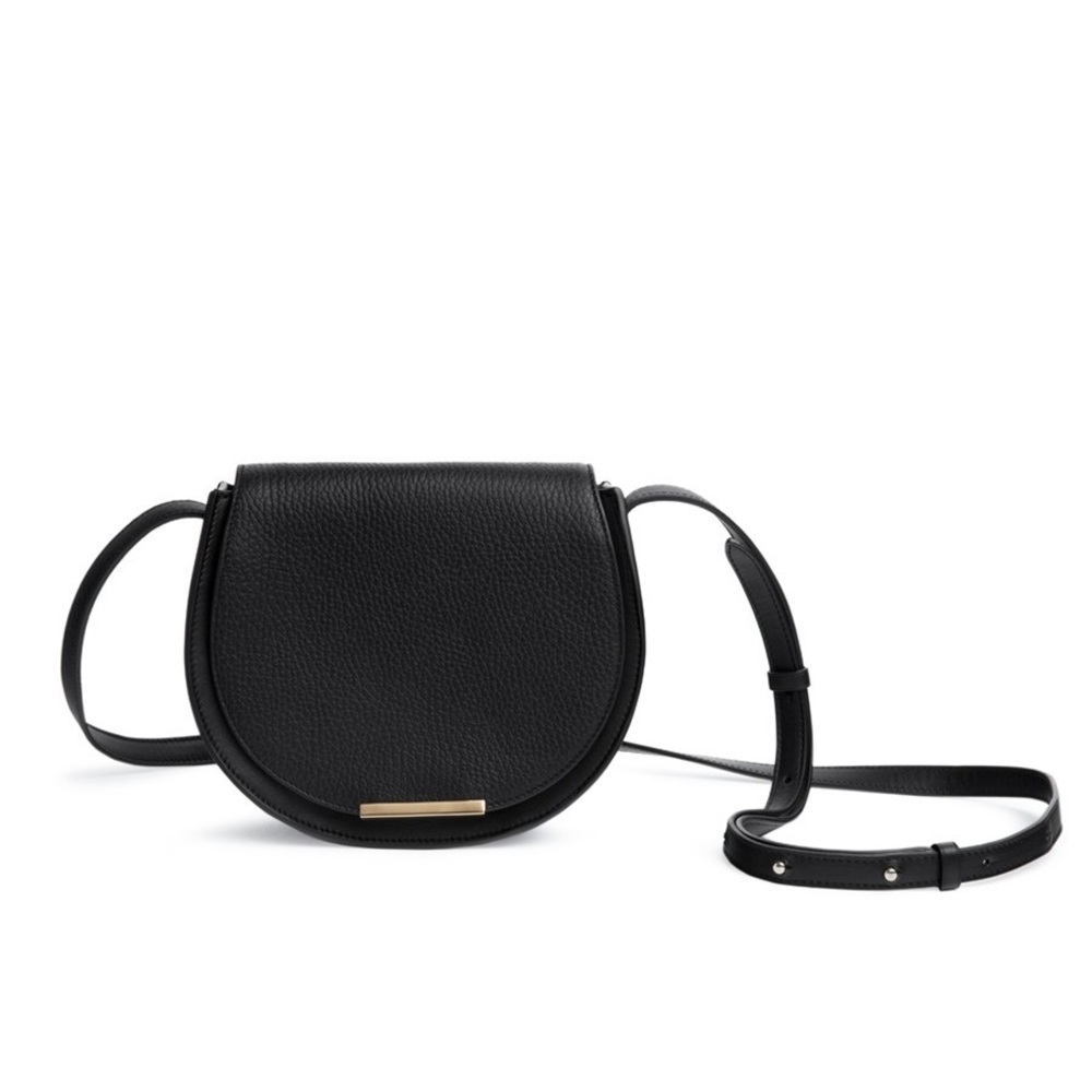 Cuyana Sleek Black Crossbody Bag
